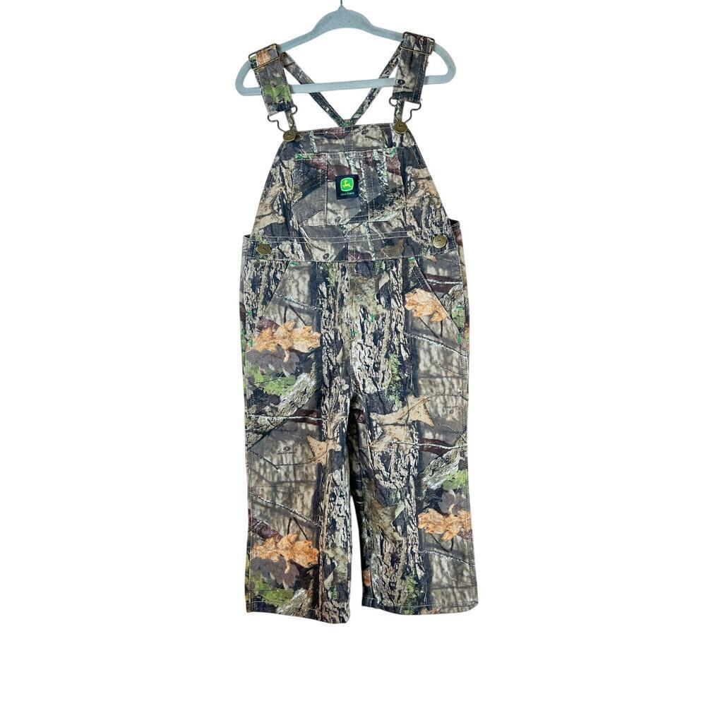 JOHN DEERE Boy’s Mossy Oak Camo Overalls / Size: 2T